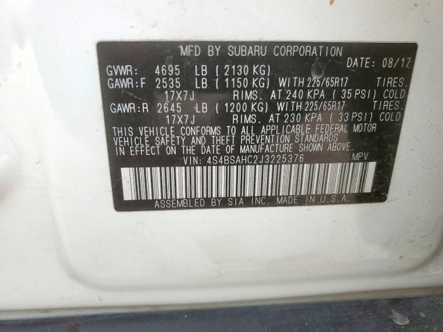 Subaru Outback 2.5i Premium Image 10