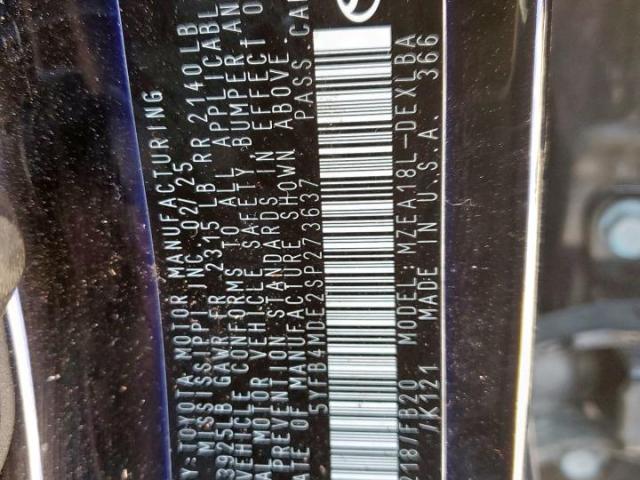 Toyota Corolla Le Image 5