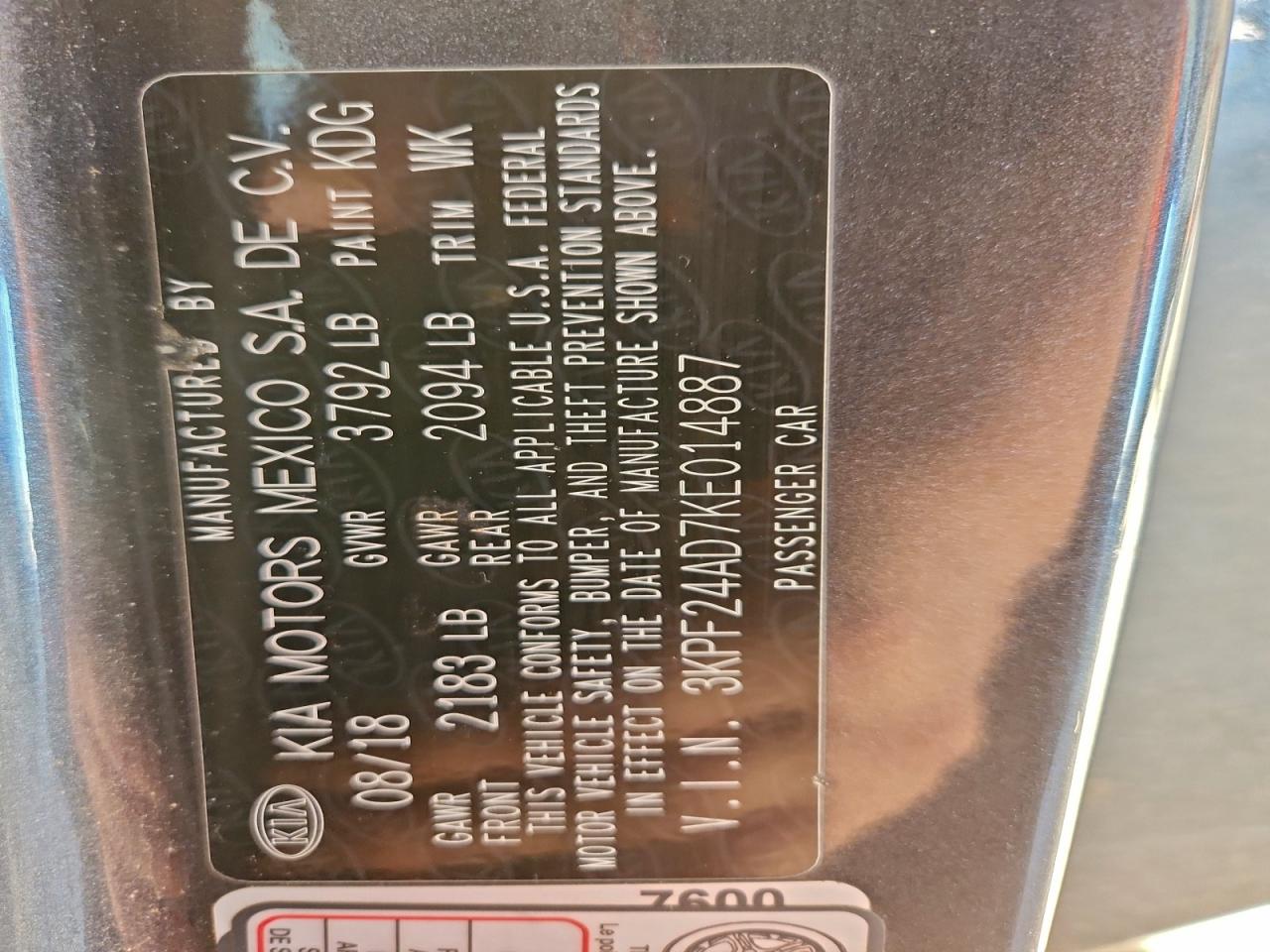 Kia Forte Fe Image 12